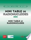 Télécharger le livre libro Mini Table De Radionucléides 2015